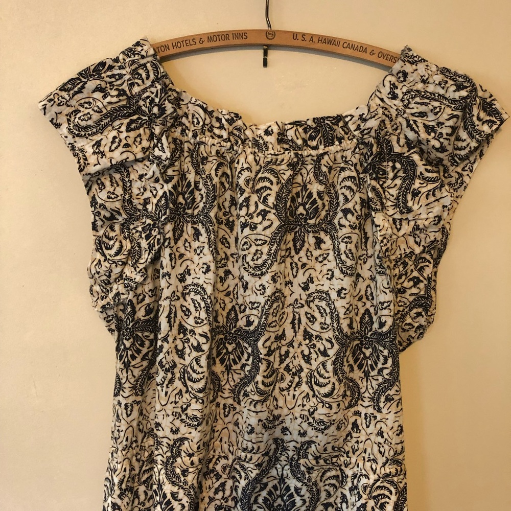 Figue Gianna Dress Mini Tassels Ruffle Boho Dummer Lotus Batik Sand XL - Picture 11 of 13